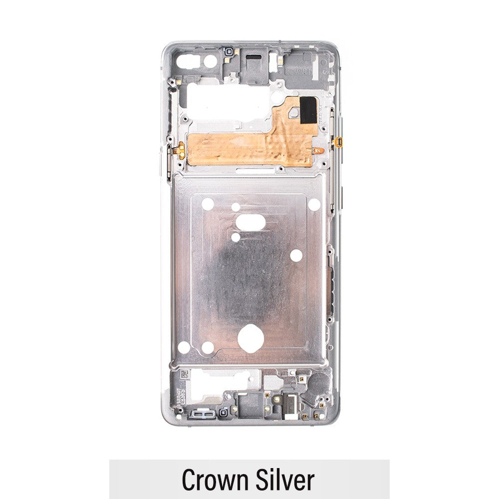 Chassis Mid Frame Cover Replacement Assembly for Samsung Galaxy S10 5G G977B-Crown Silver Chassis Mid Frame Cover Replacement Assembly for Samsung Galaxy S10 5G G977B-Crown Silver